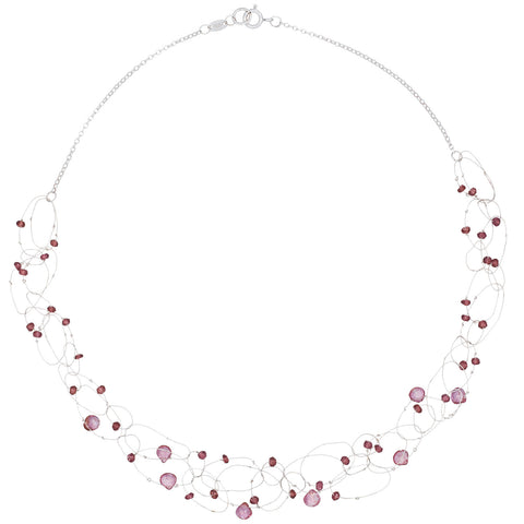 KUIPER RHODOLITE GARNET NECKLACE - Marina Mura
