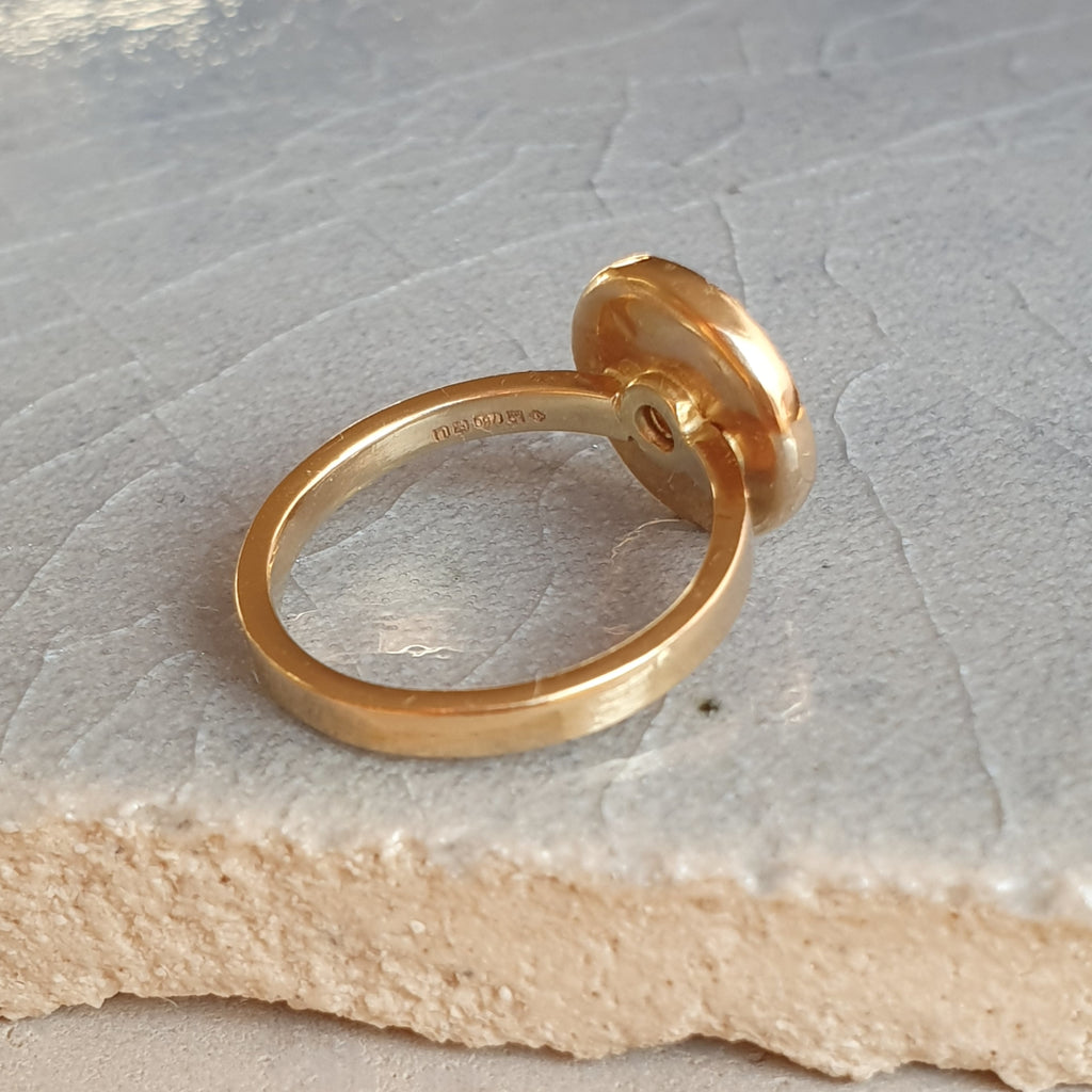DIAMOND SUNRAY ENGAGEMENT RING (made-to-order) - Marina Mura