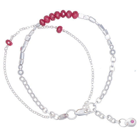 STACK RUBY BRACELET - Marina Mura